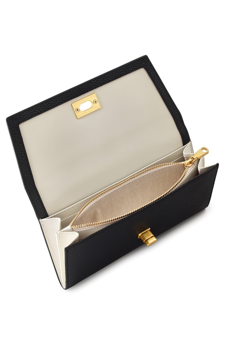 Radley Brooke Avenue Large Flapover Wallet, Alternate, color, Black