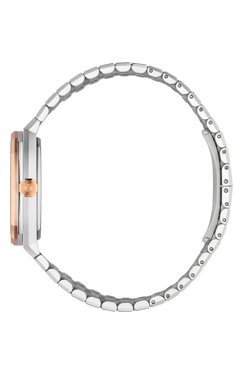 Gucci 25H Bracelet Watch, 30mm, Alternate, color, Silver