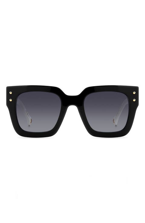 51mm Gradient Square Sunglasses