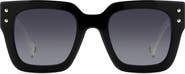 Carolina Herrera 51mm Gradient Square Sunglasses