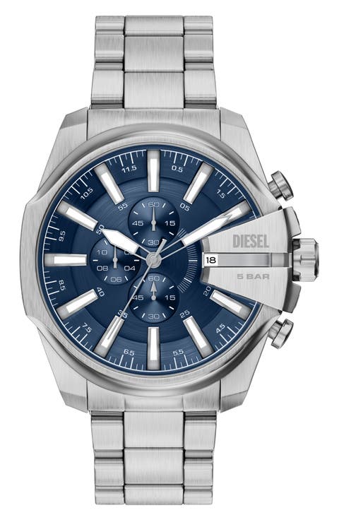 Mega Chief Gunmetal Chronograph Watch, 48mm