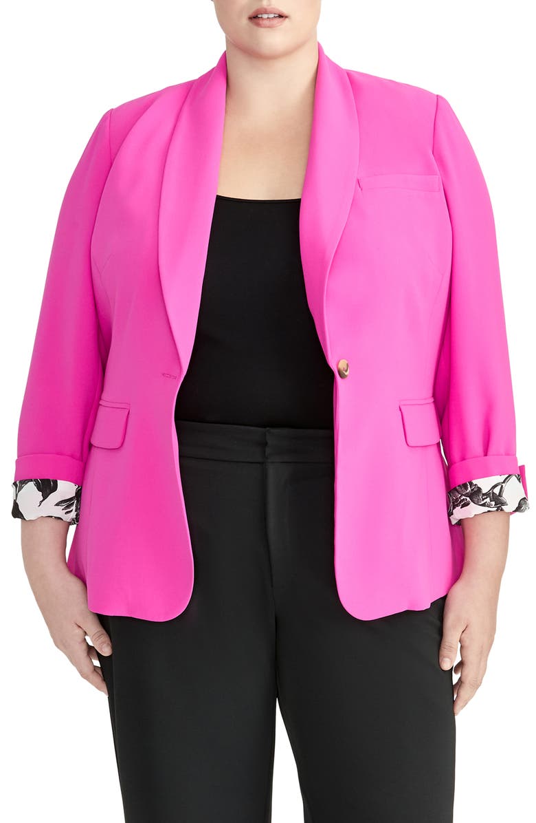 Rachel Roy Collection Shawl Wrap Blazer, Main, color, 