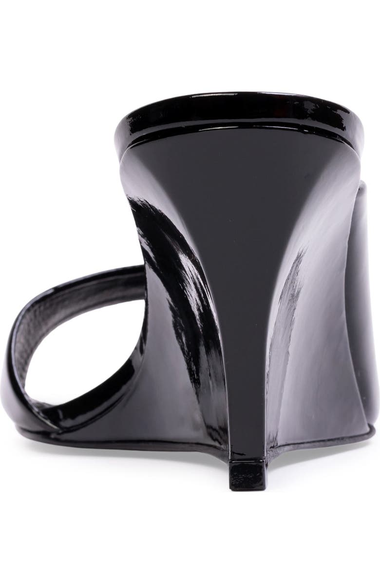 BLACK SUEDE STUDIO Arisha 70 Mule, Alternate, color, Black Patent Leather