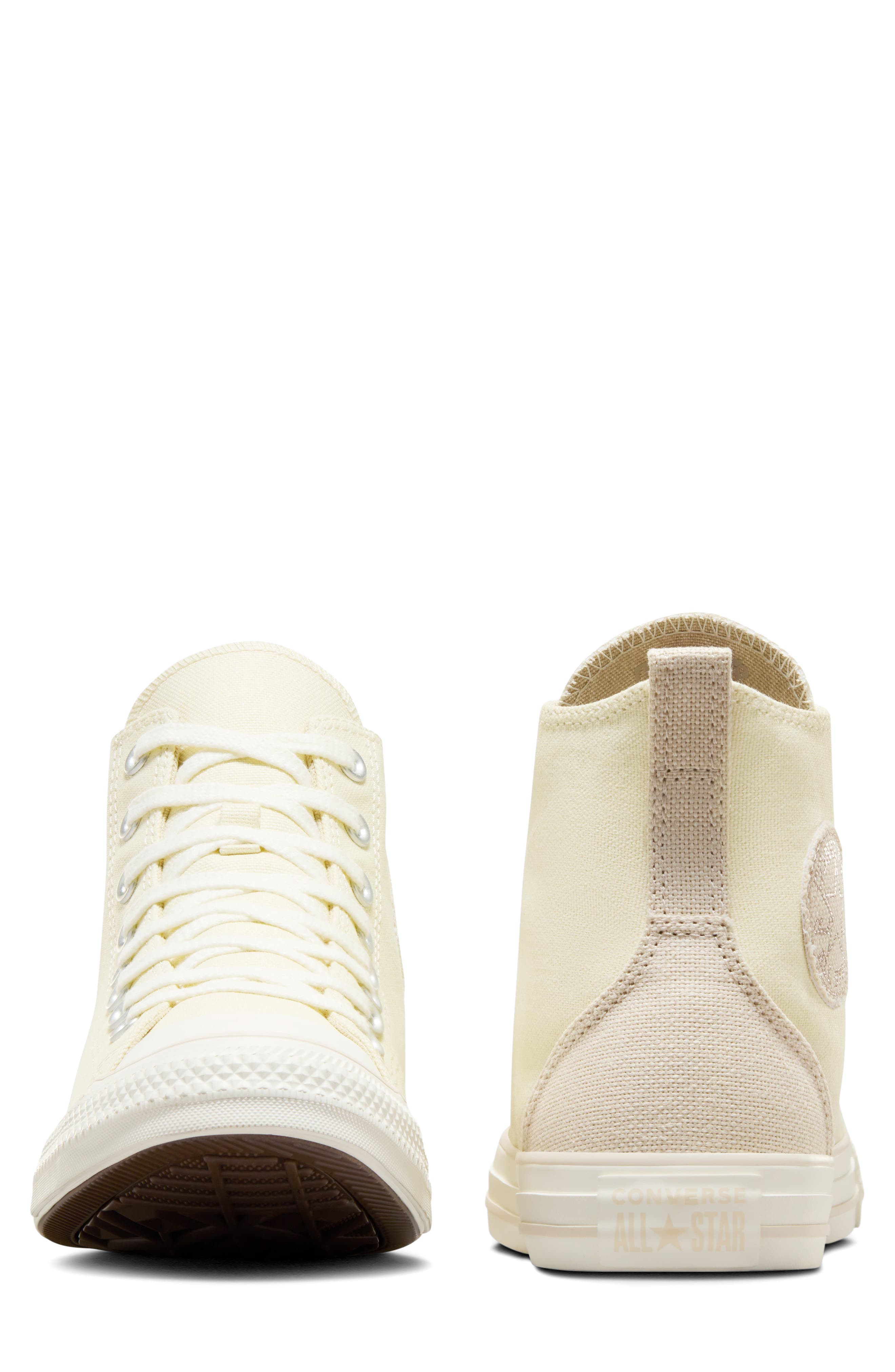 Converse Chuck Taylor All Star High Top Sneaker, Alternate, color, Egret/ Nutty Granola/ Egret