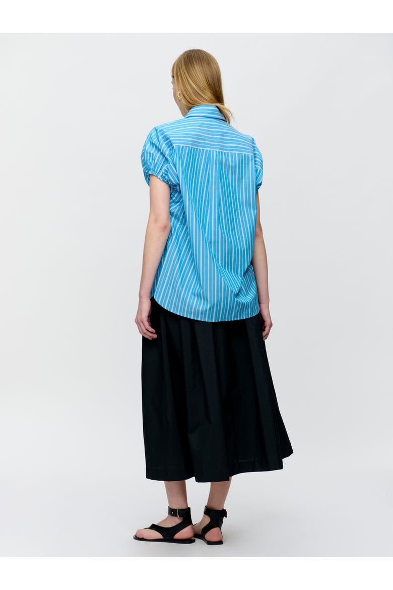 Lecce Capsleeve shirt Blue Stripe, Alternate, color, Blue Stripe