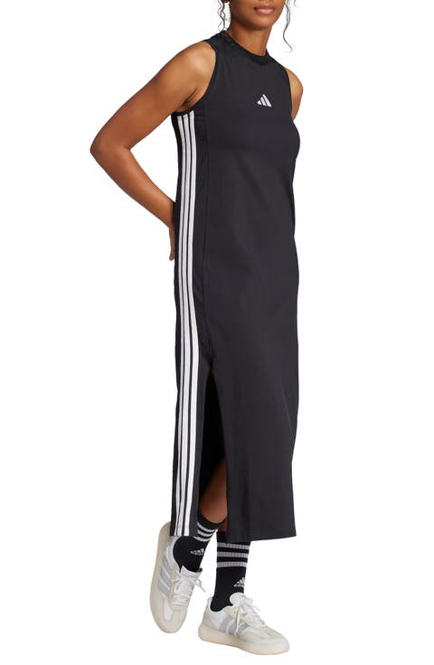 Essentials 3-Stripes Racerback Midi Dress