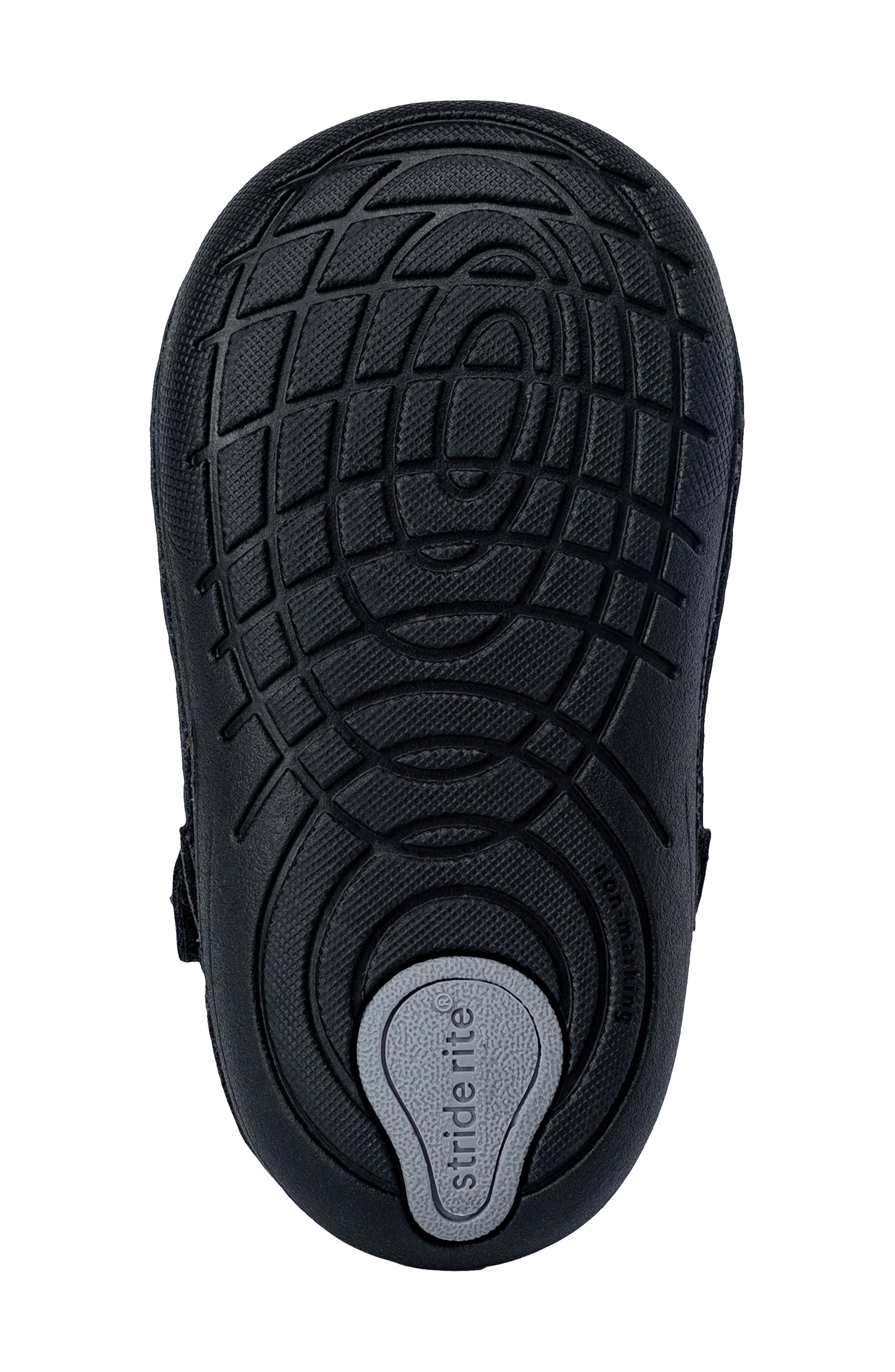 Kids' Ashtyn SRTech™ T-Strap Flat, Alternate, color, BLACK PATENT