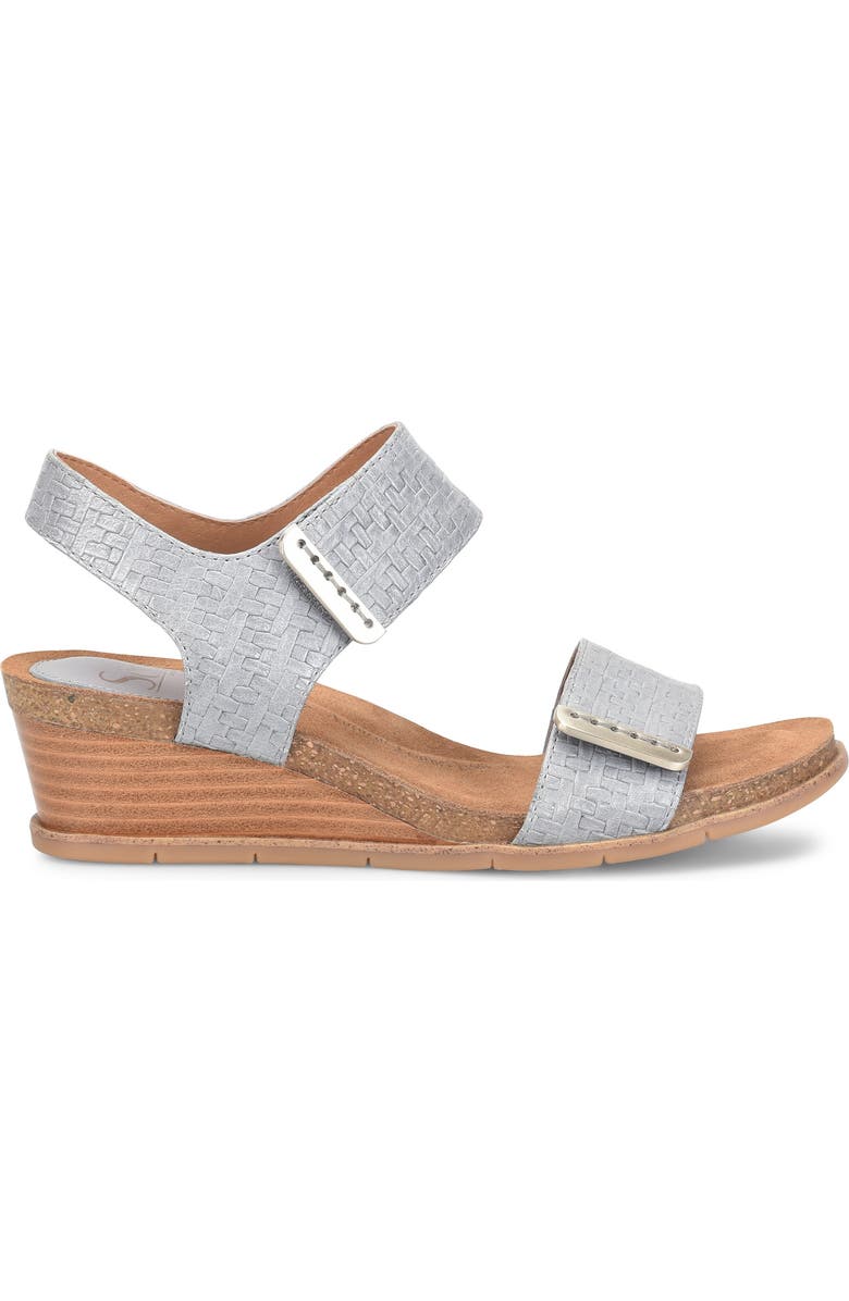 Söfft Verdi II Slingback Wedge Sandal, Alternate, color, Chambray