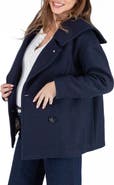 Cache Coeur Malo pregnancy pea coat