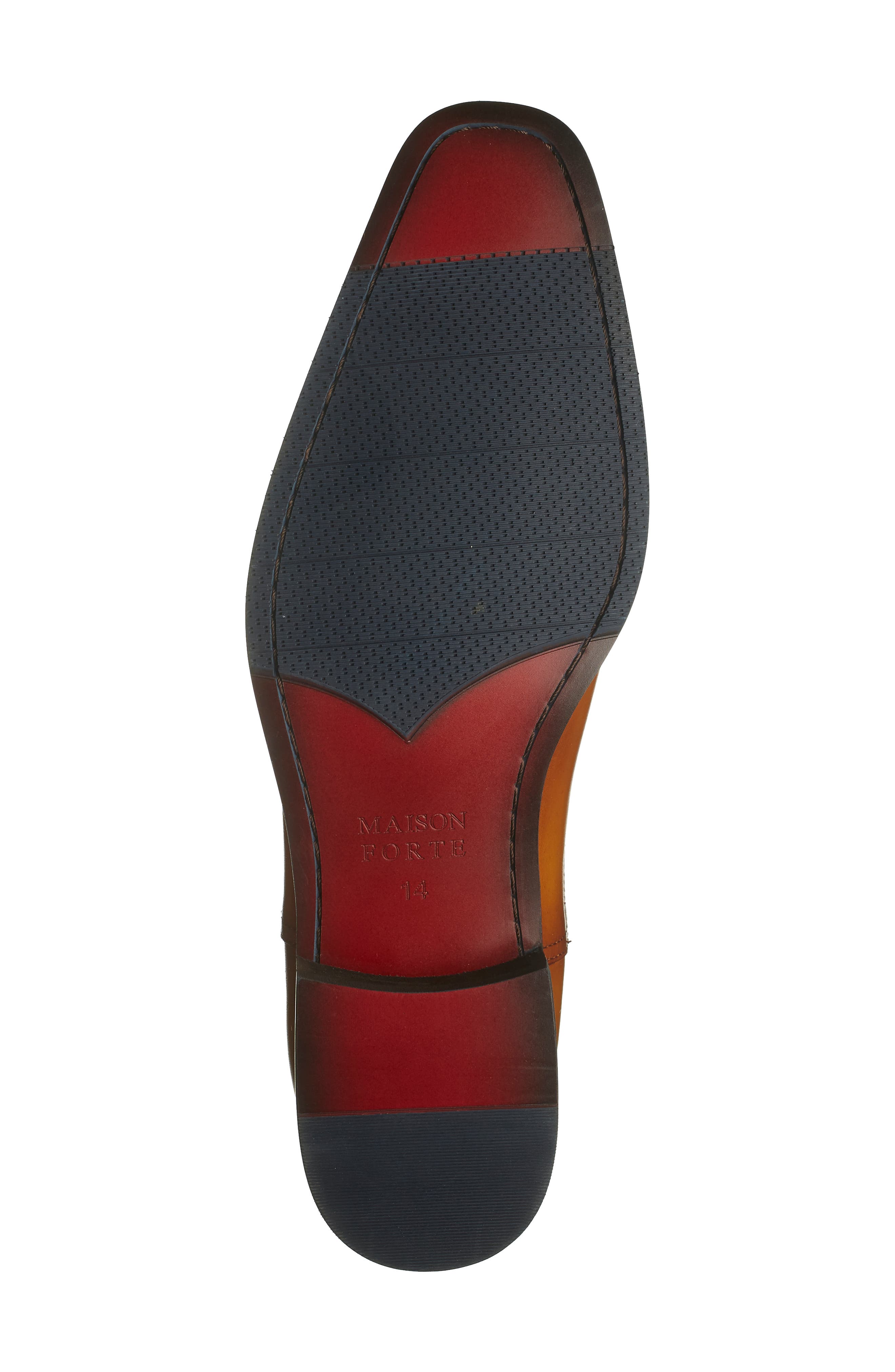 Perseus Plain Toe Chelsea Boot, Alternate, color, COGNAC