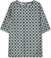 Marina Rinaldi Spoleto Short Sleeve Silk Top