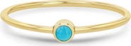 Zoë Chicco 14K Gold Bezel Birthstone Stacking Ring
