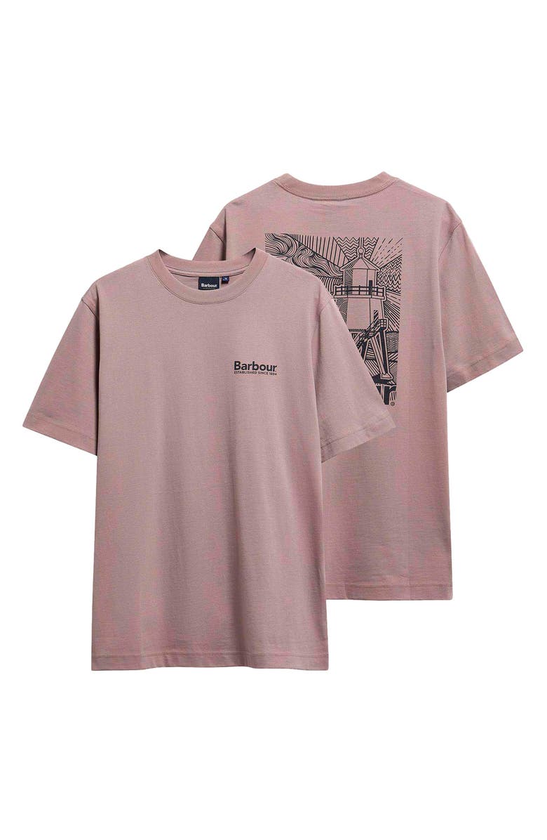 Barbour Moonwell Graphic T-Shirt, Alternate, color, Ironstone