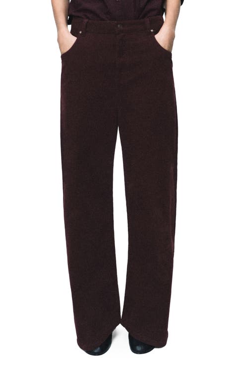 Wide Leg Corduroy Pants