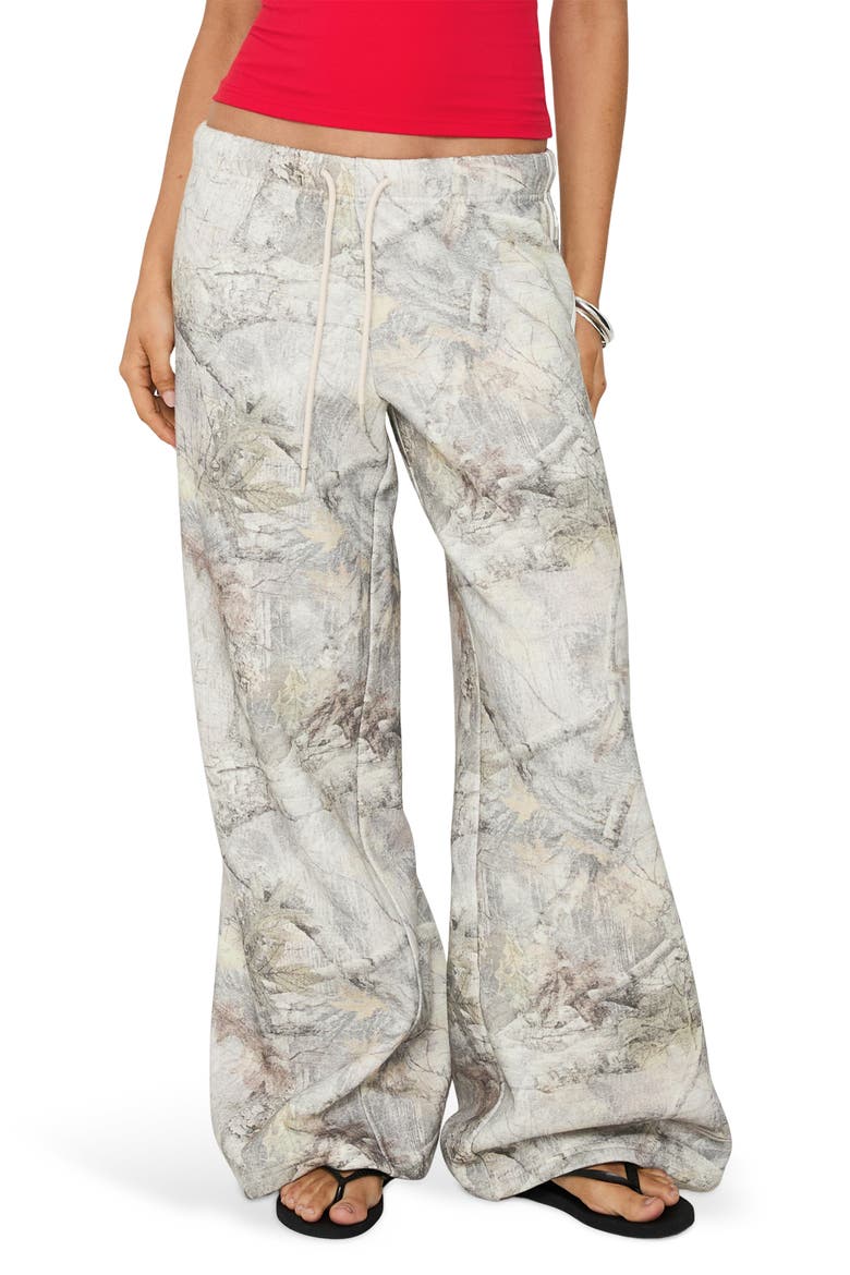 Kennah Wide Leg Sweatpants, Main, color, CAMO