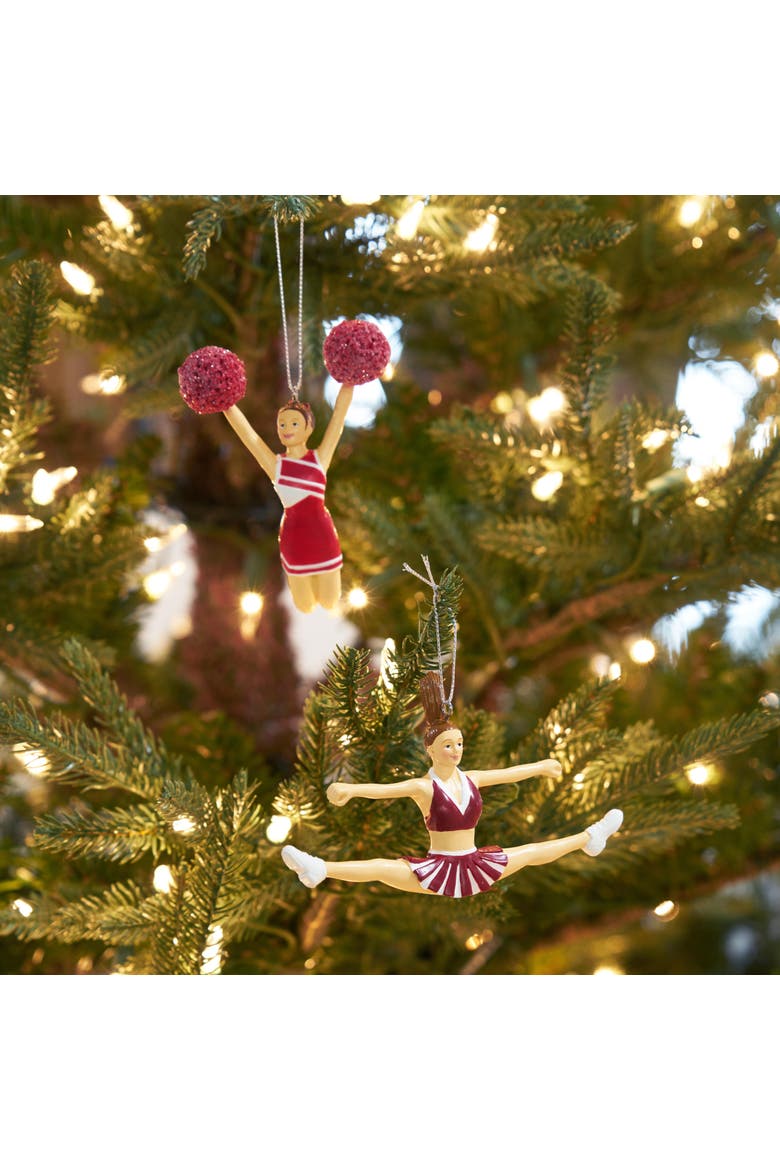 Cheerleading Ornament A/2, Alternate, color, Beige