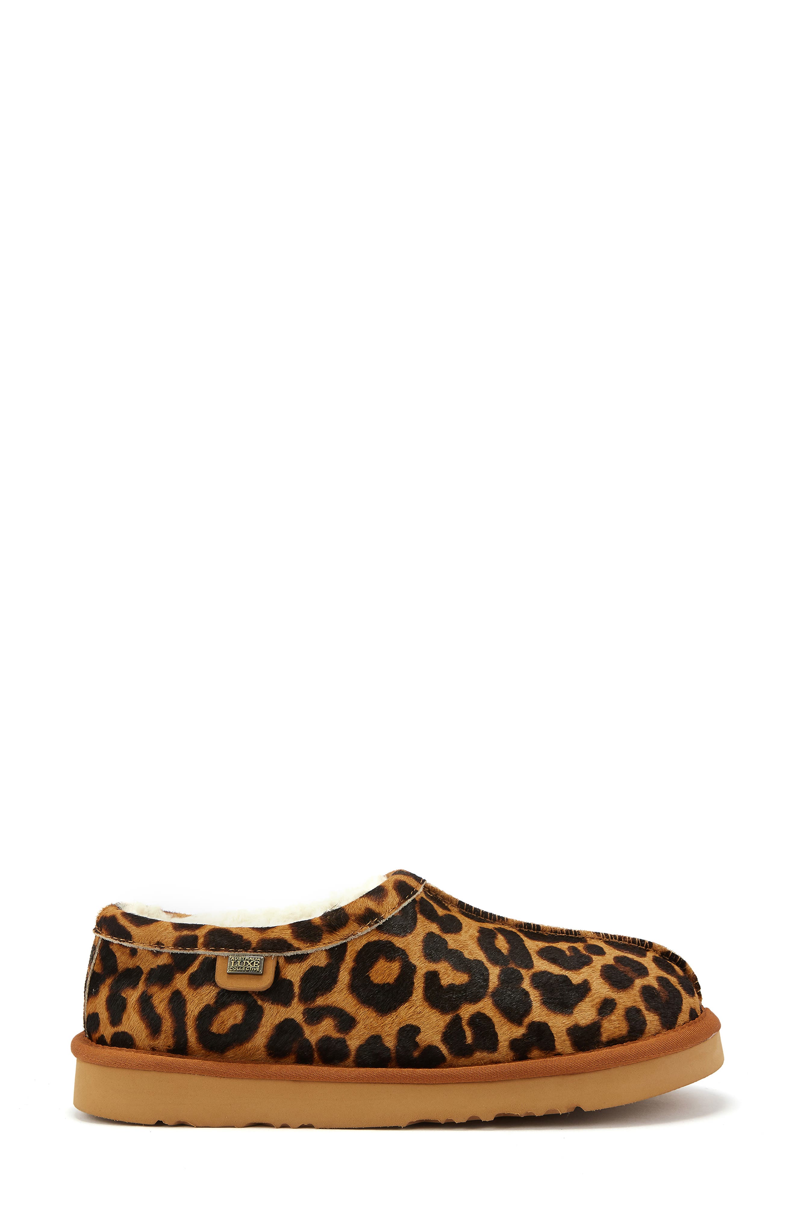 Australia Luxe Collective Outback Genuine Shearling Slipper, Alternate, color, Leopard