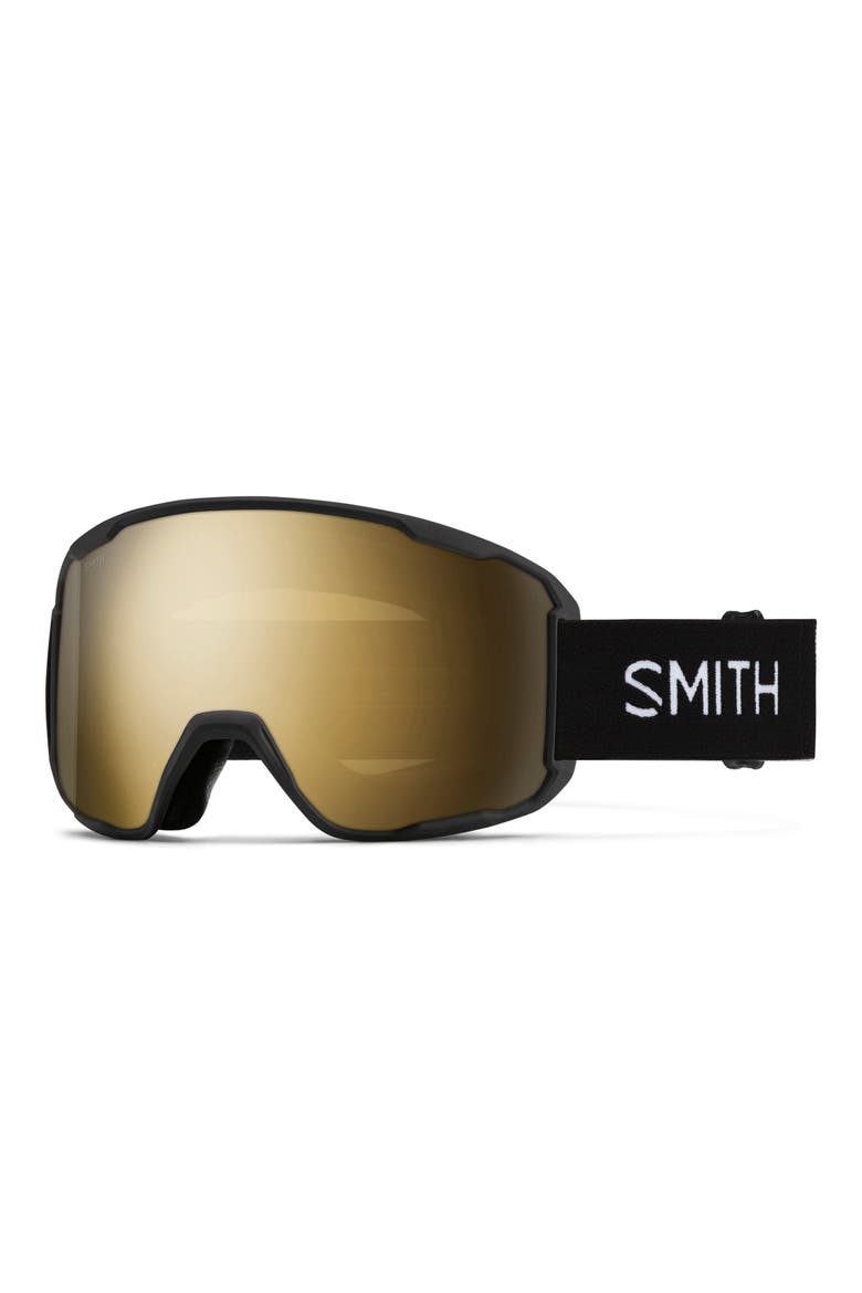 Preview ChromaPop™ Low Bridge Snow Goggles, Main, color, BLACK/CHROMAPOP EVERYDAY GREEN