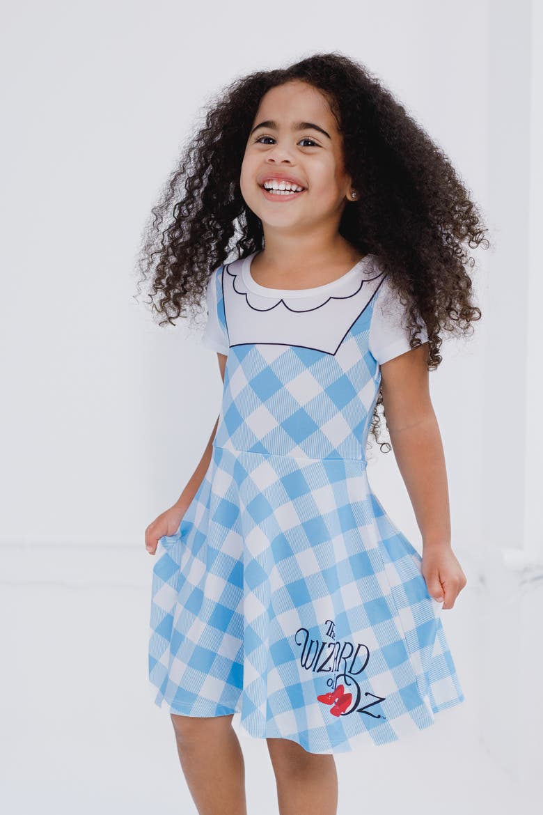 Dorothy Skater Dress, Alternate, color, Dorothy Blue