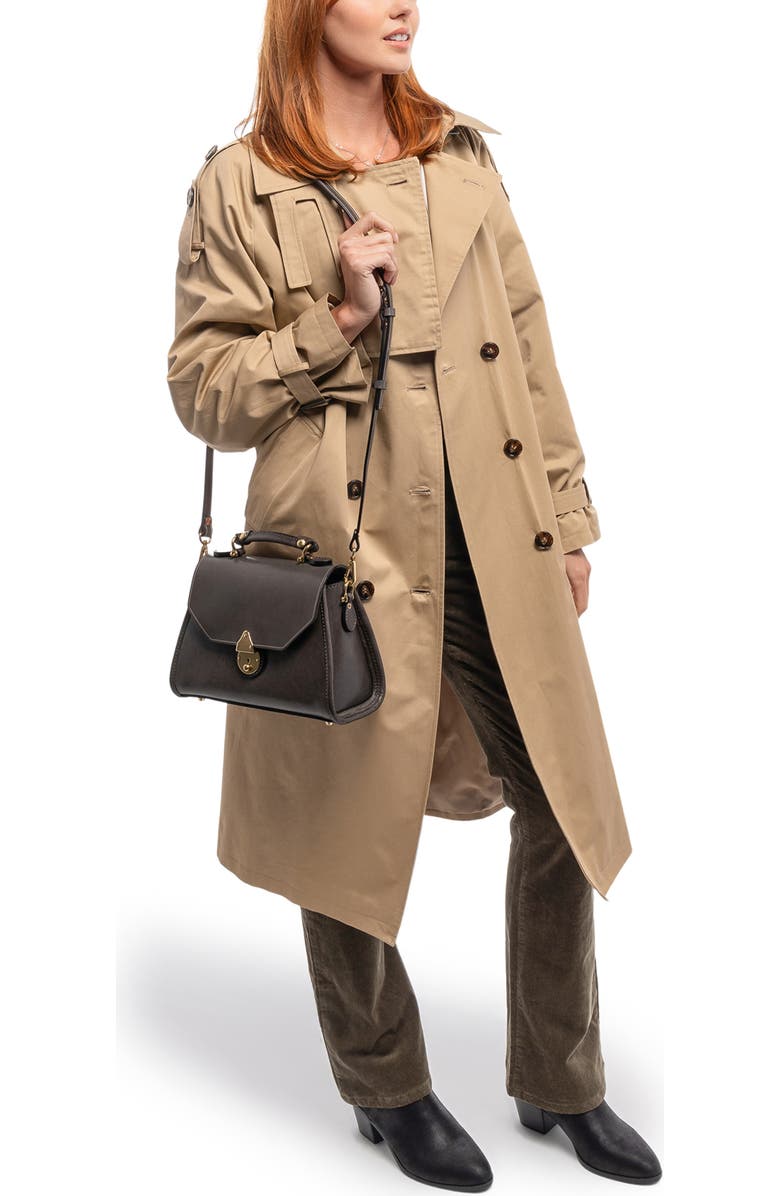 OLD TREND Laurel Genuine Leather Classic Everyday Satchel, Alternate, color, Grey