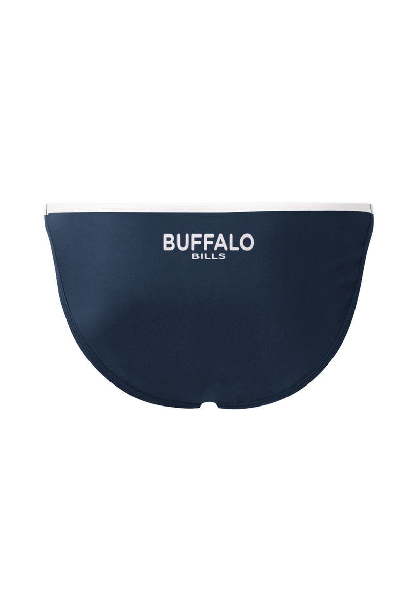 Women's G-III 4Her by Carl Banks Navy Buffalo Bills Play Action Bikini Bottom, Alternate, color, Navy