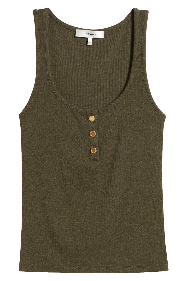 Rib Tank Top, Alternate, color, RICH MILITARY HEATHER