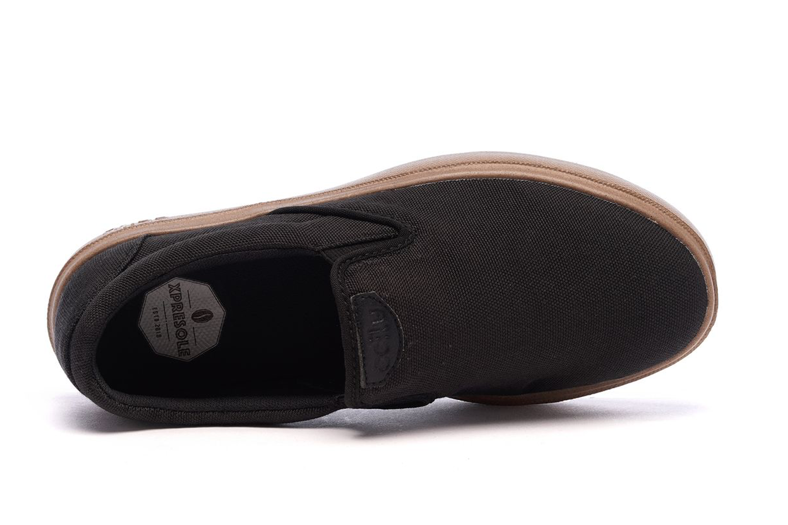 XpreSole Cody Waterproof Slip-On Sneaker, Alternate, color, Jet Black