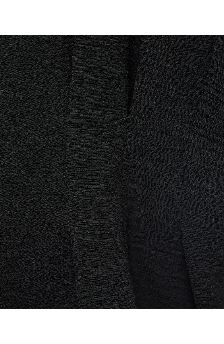 MANGO Short Sleeve Peplum Top, Alternate, color, Black