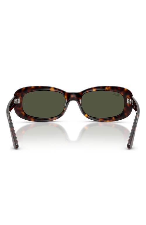 Ray Ban Ray-ban 56mm Oval Sunglasses In Brown