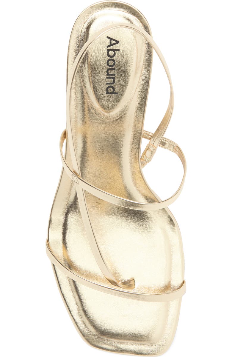 Abound Petra Kitten Heel Sandal, Alternate, color, Gold Light Metallic