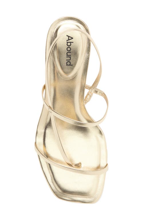 Abound Petra Kitten Heel Sandal In Gold