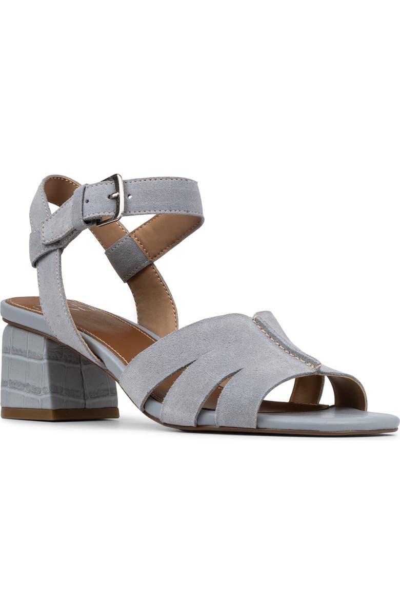 Donald Pliner Block Heel Sandal, Main, color, Cloud Gray
