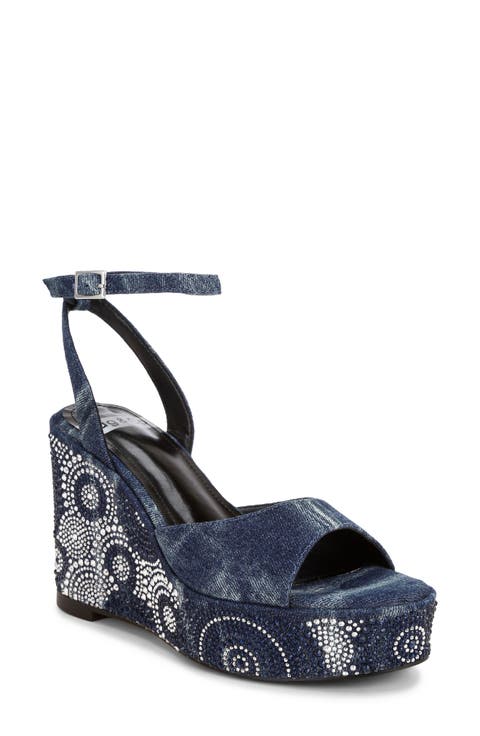 Mandala Wedge Sandal