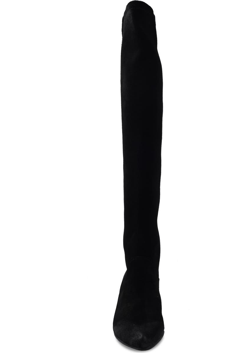 ZIGI Beretta Knee High Boot, Alternate, color, Black Suede