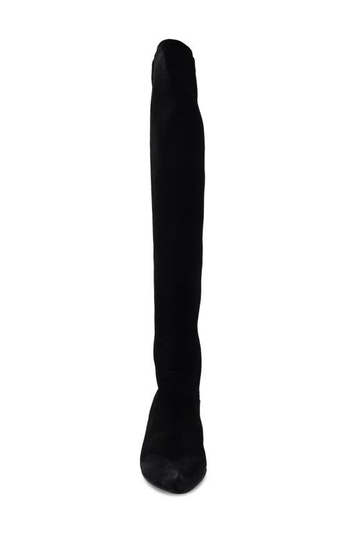 Zigi Knee High Boot In Black Suede