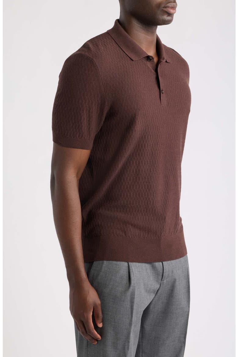 Lurazio Cotton Blend Polo, Alternate, color, DARK OAK