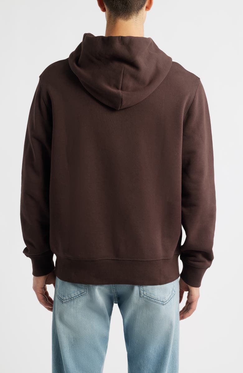 rag & bone Embroidered Sour Face Hoodie, Alternate, color, Brown