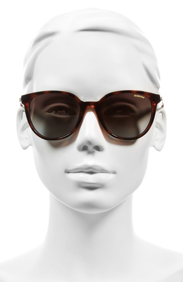 Smith Cheetah 54mm Polarized Sunglasses, Alternate, color, Tortoise
