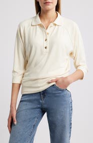 CITY BLUES Raglan Sleeve Polo