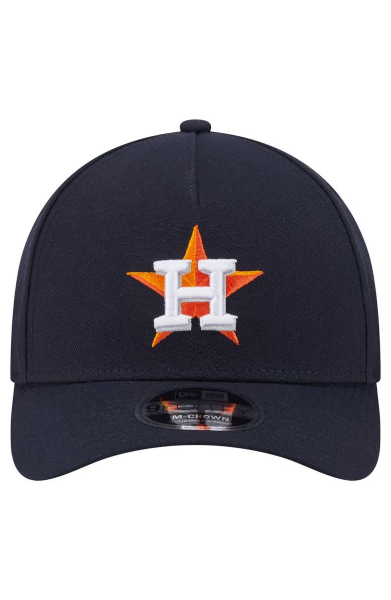 New Era Men
s New Era  Navy Houston Astros 9FORTY M-Crown Adjustable Hat, Alternate, color, Navy