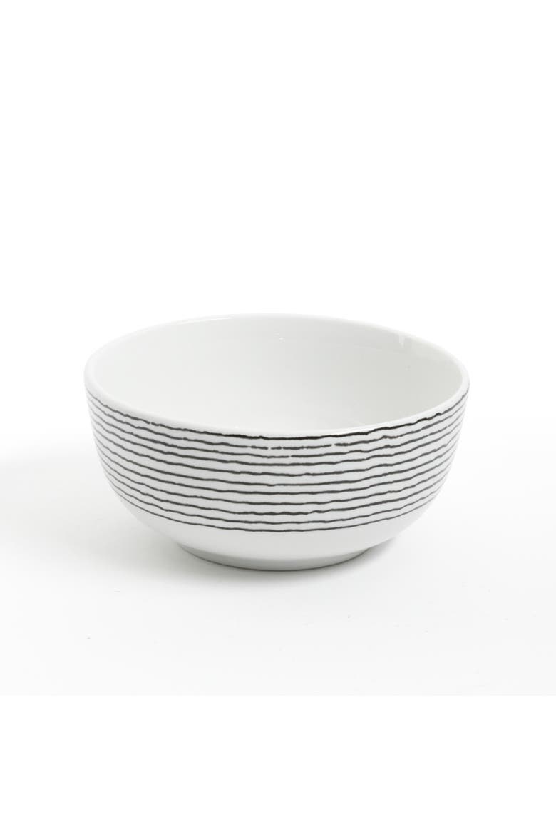 16 Piece Fine Ceramic Dinnerware Set, Alternate, color, White
