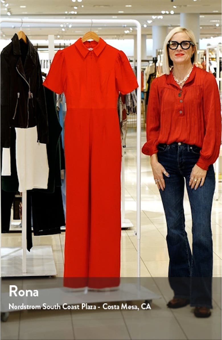 Gloria Front Zip Jumpsuit, sales video thumbnail