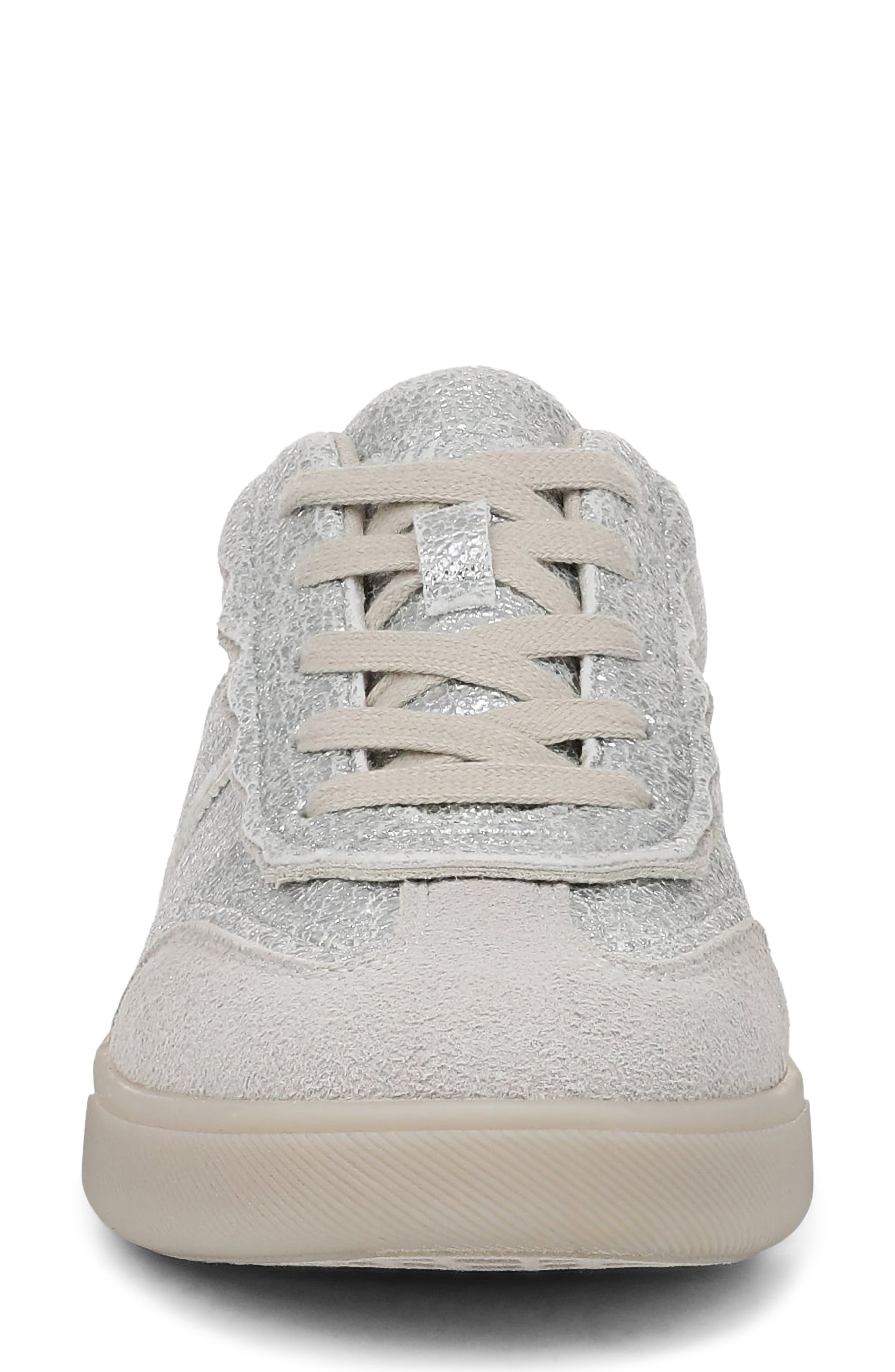 Blowfish Malibu Tastic 2 Sneaker, Alternate, color, Silver Faux Leather/ Suede