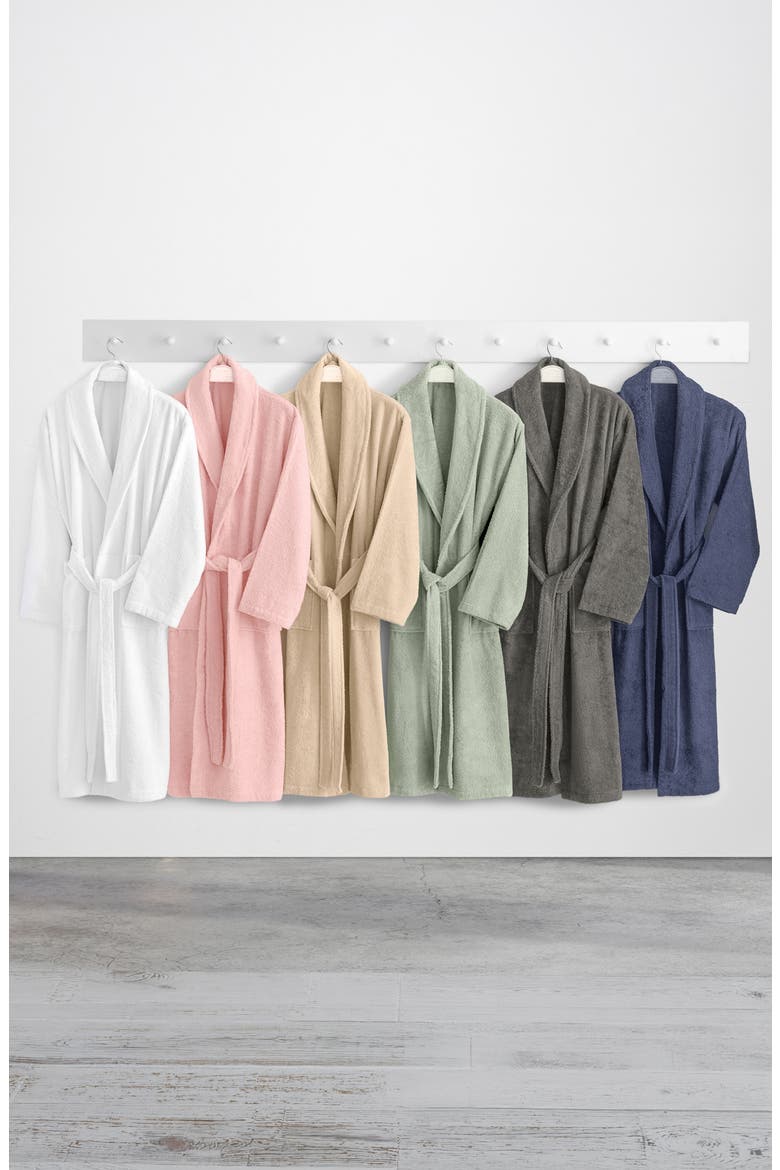 Cotton Terry Robe, Alternate, color, BEIGE