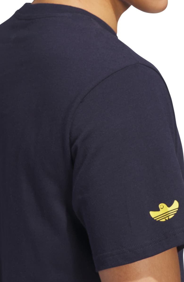 adidas Shmoofoil Fighter Graphic T-Shirt, Alternate, color, Legend Ink