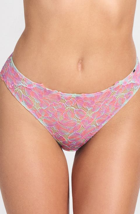 Sun Tide Floral Lace Cheeky Briefs (Regular & Plus)