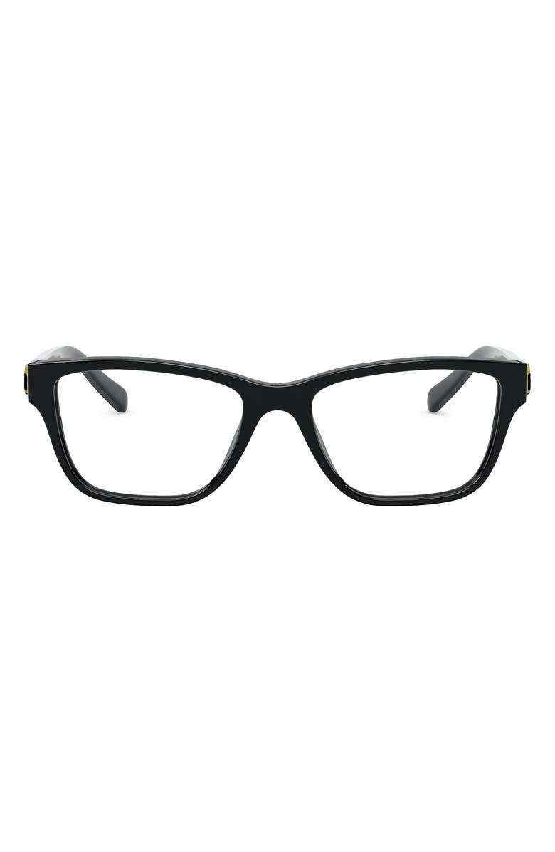 COACH 52mm Rectangular Optical Glasses, Main, color, 