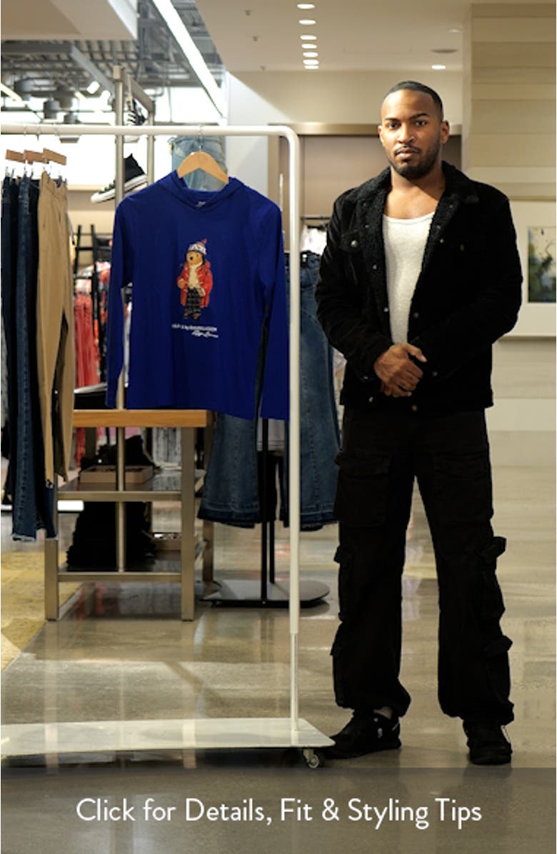 Kids' Hooded Long Sleeve Jersey T-Shirt, sales video thumbnail