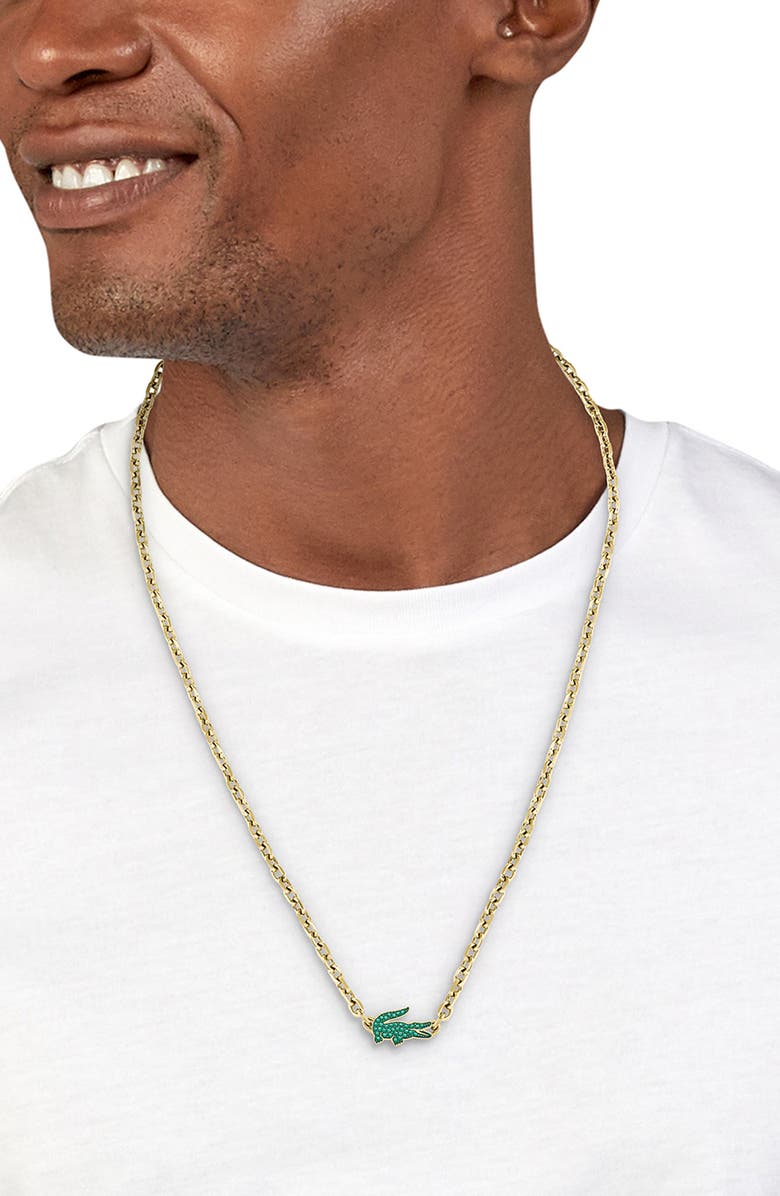 Lacoste Men's Arthor Necklace, Alternate, color, 