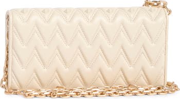 Cesare Sauvage Quilted Leather Wallet on a Chain